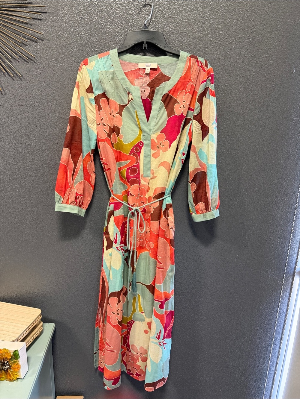Etcetera 100 % cotton Dress. Excellent new condition. Slip included